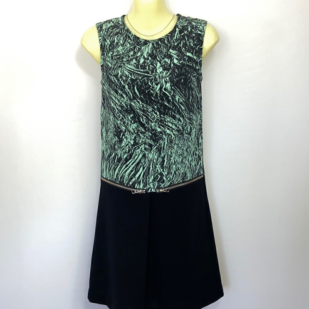 Alexander McQueen Dress Zipper Accent Blouson Dress Sz XS NWOT!
